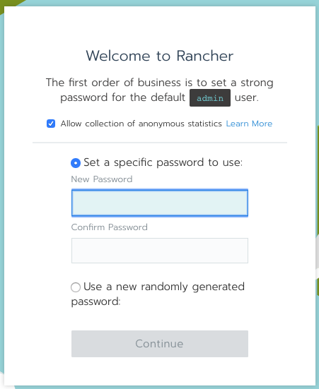 First Rancher screen